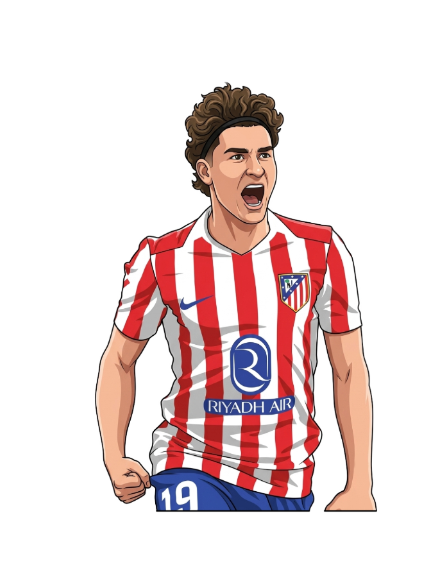 Sticker Julián Álvarez
