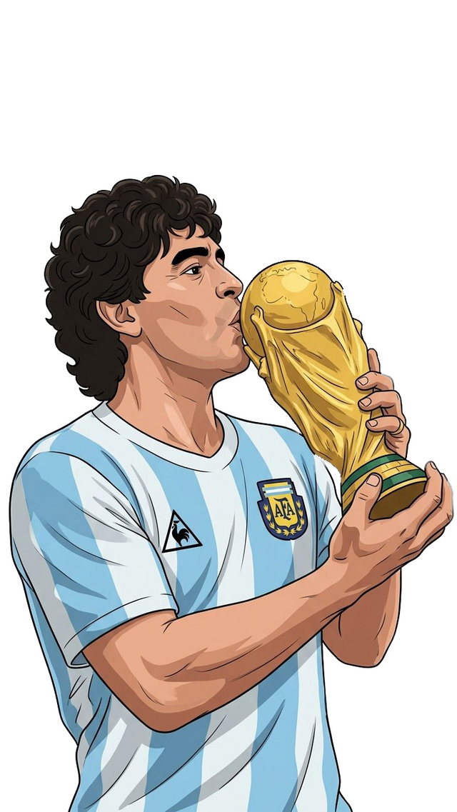 Sticker Diego Armando Maradona 7