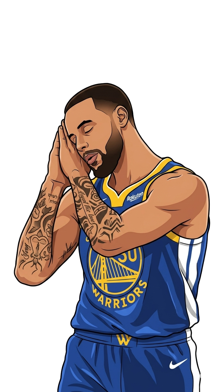 Sticker Stephen Curry 3