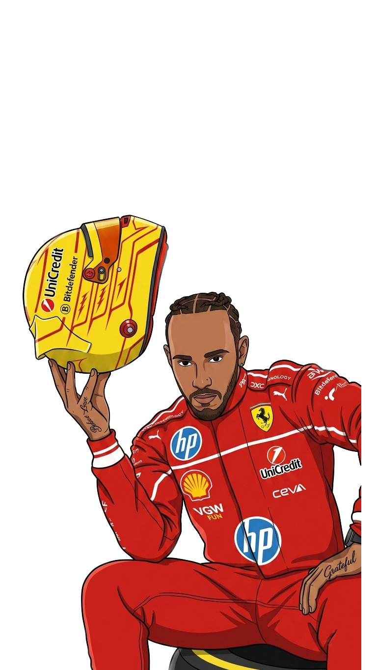 Sticker Lewis Hamilton