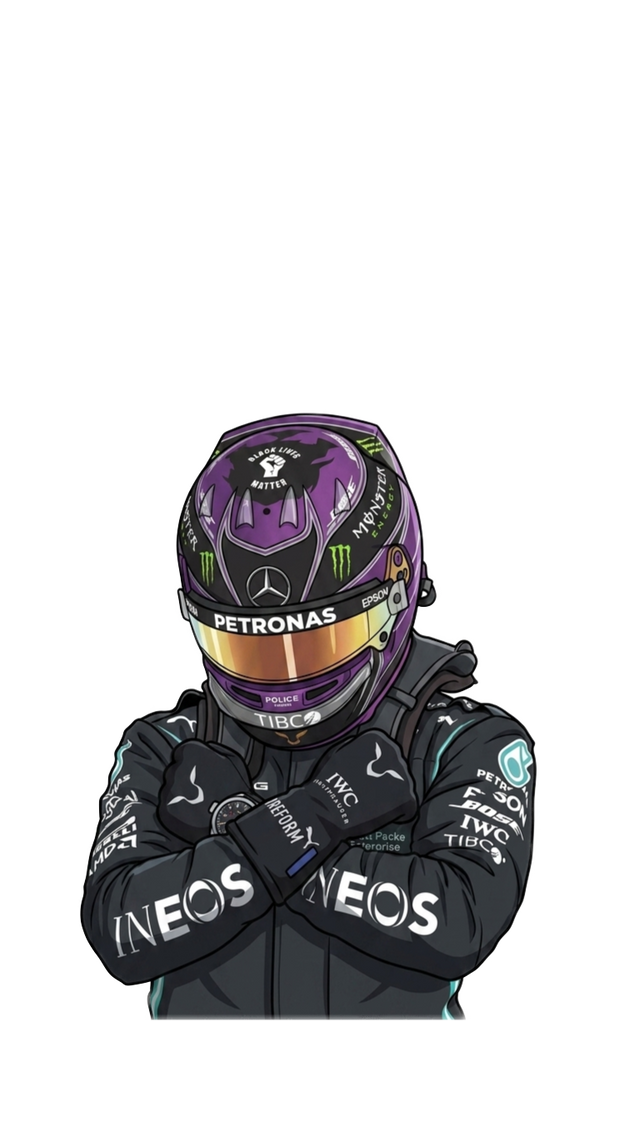 Sticker Lewis Hamilton 3