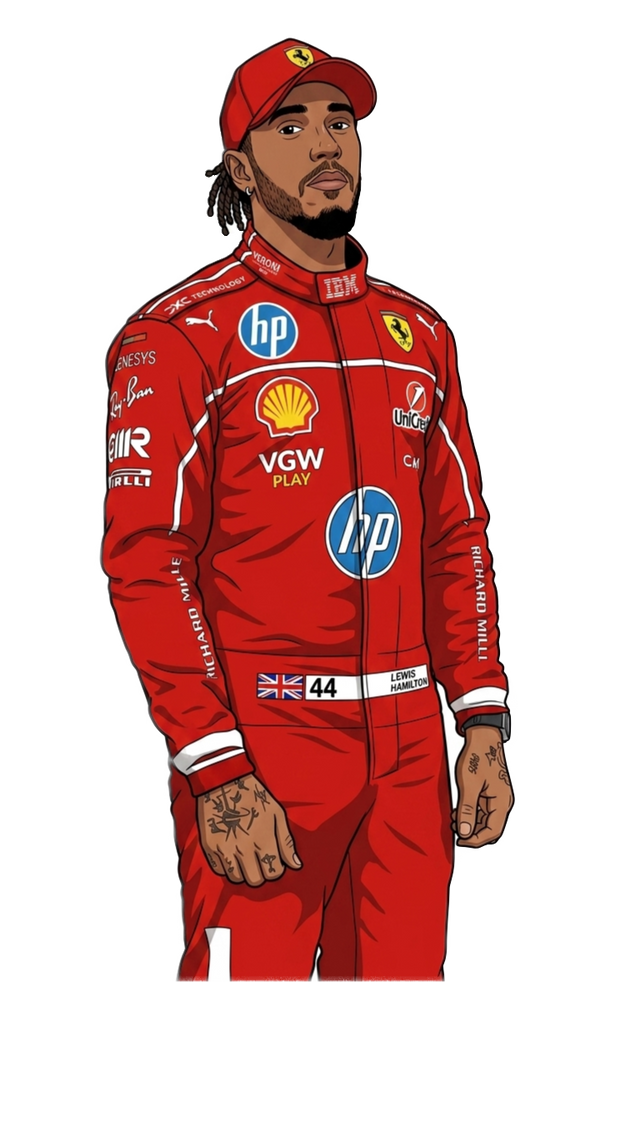 Sticker Lewis Hamilton 4