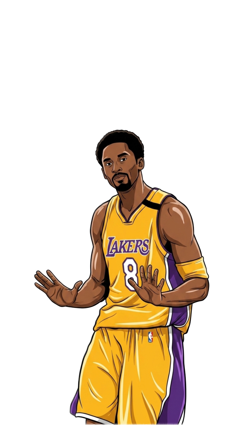 Sticker Kobe Bryant 9