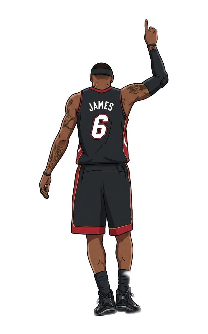 Sticker LeBron James 3