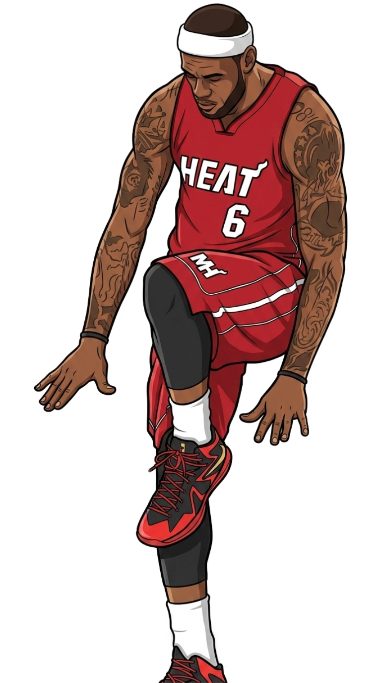 Sticker LeBron James 4