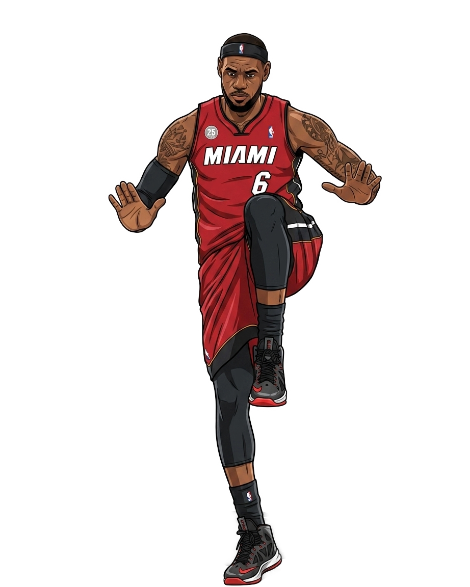 Sticker LeBron James 5