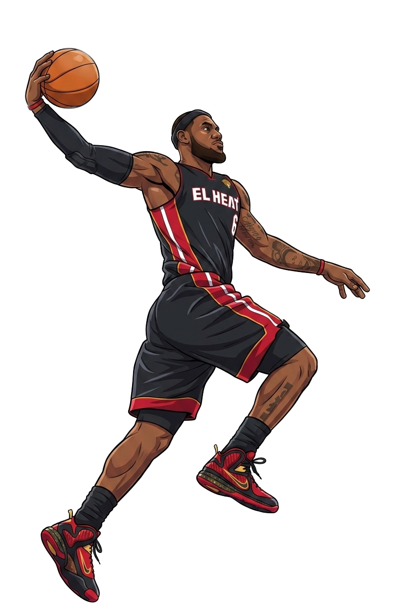Sticker LeBron James 7
