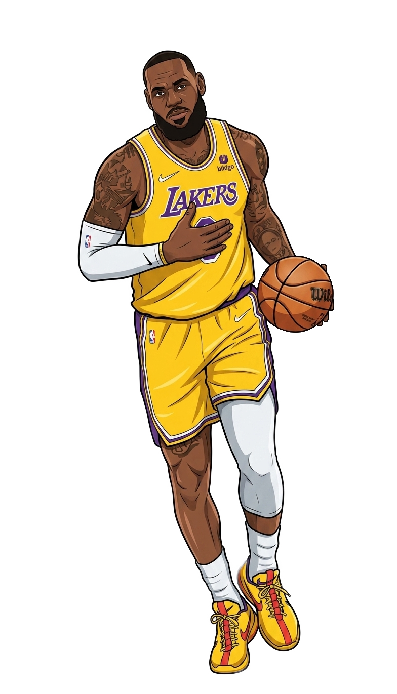 Sticker LeBron James 8