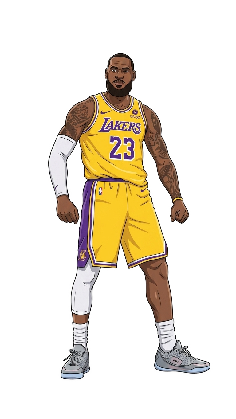 Sticker LeBron James 9