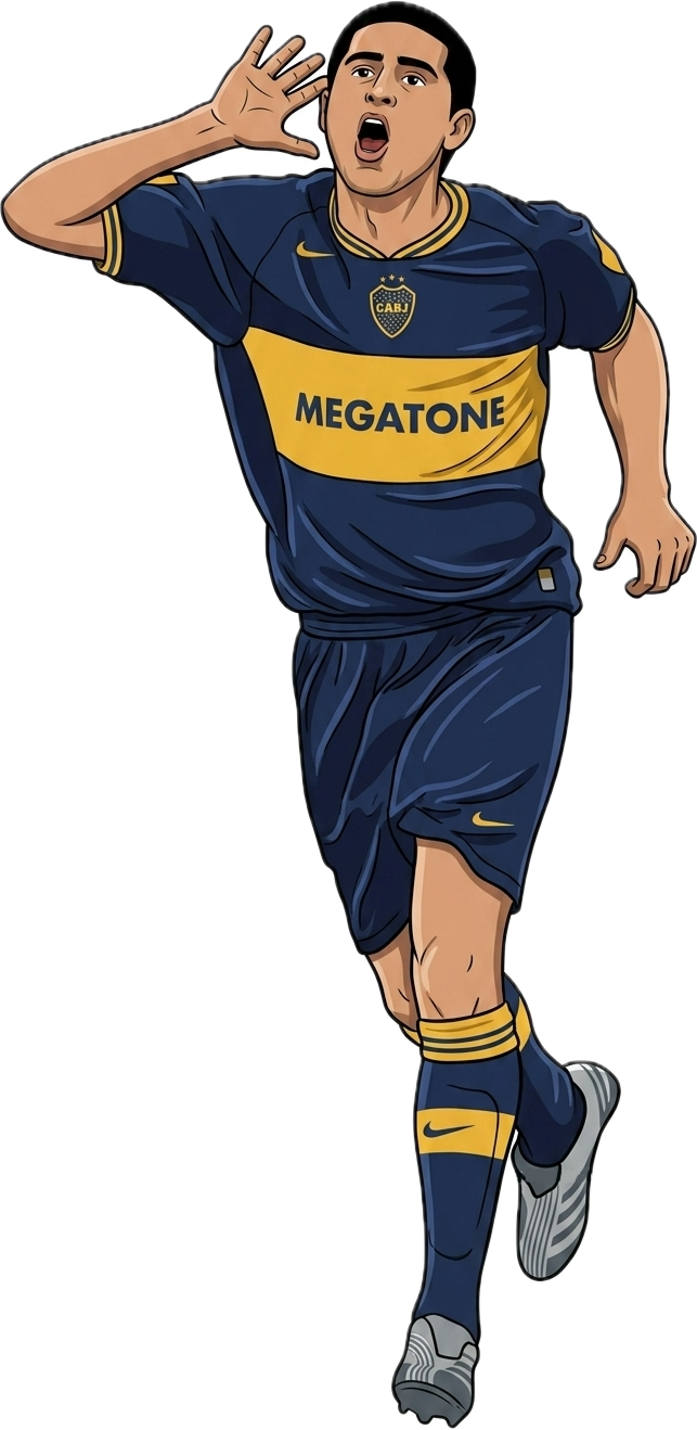 Sticker Juan Román Riquelme 10