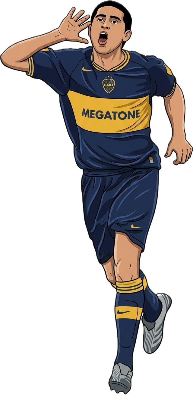 Sticker Juan Román Riquelme 10