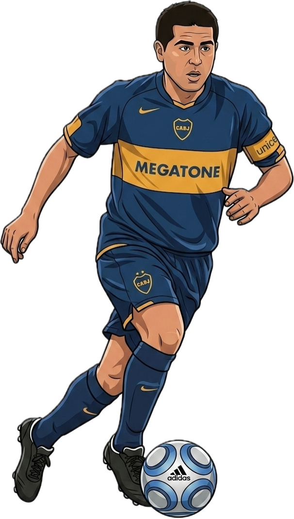 Sticker Juan Román Riquelme 12