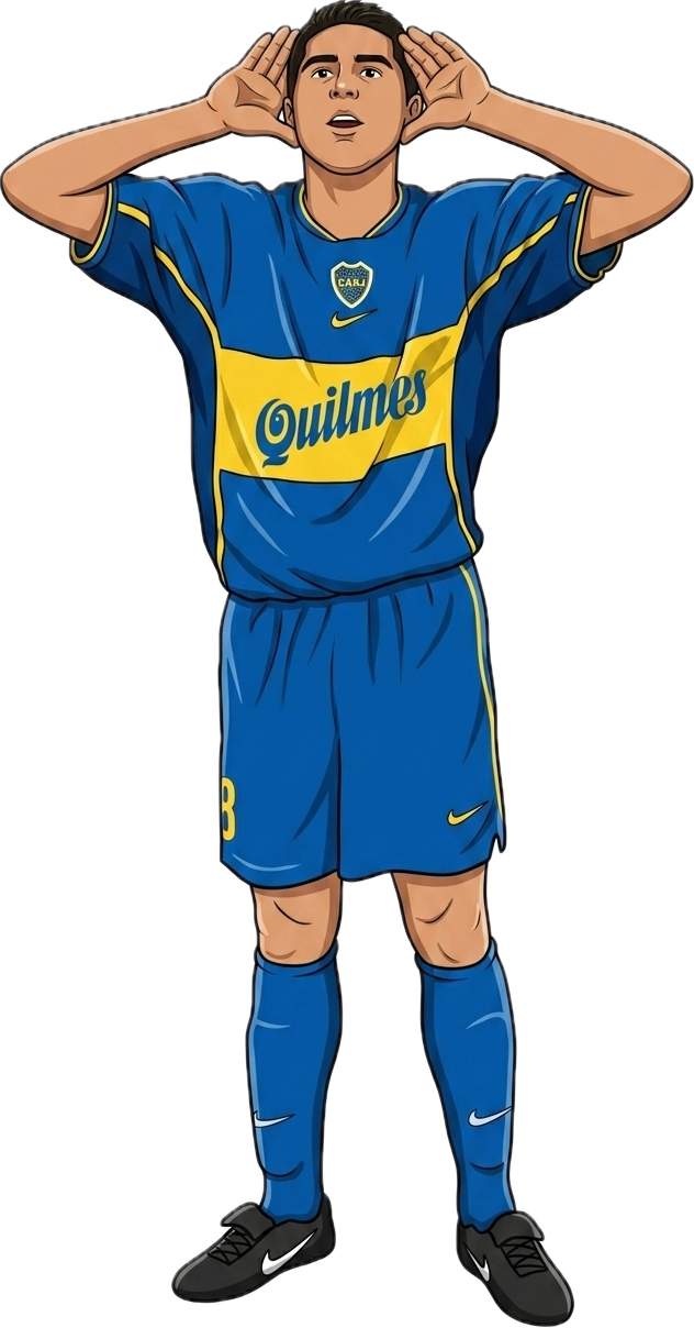 Sticker Juan Román Riquelme 4
