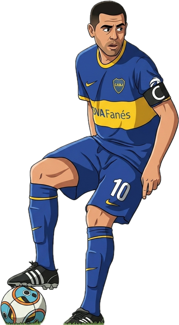 Sticker Juan Román Riquelme 6