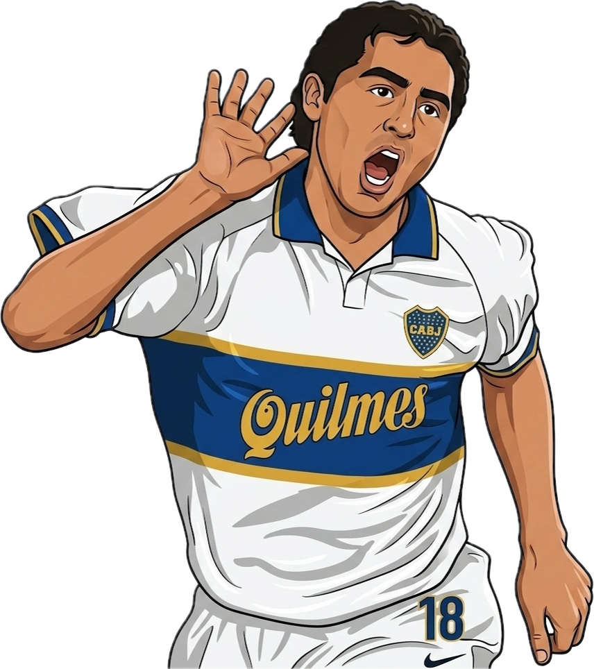 Sticker Juan Román Riquelme 7