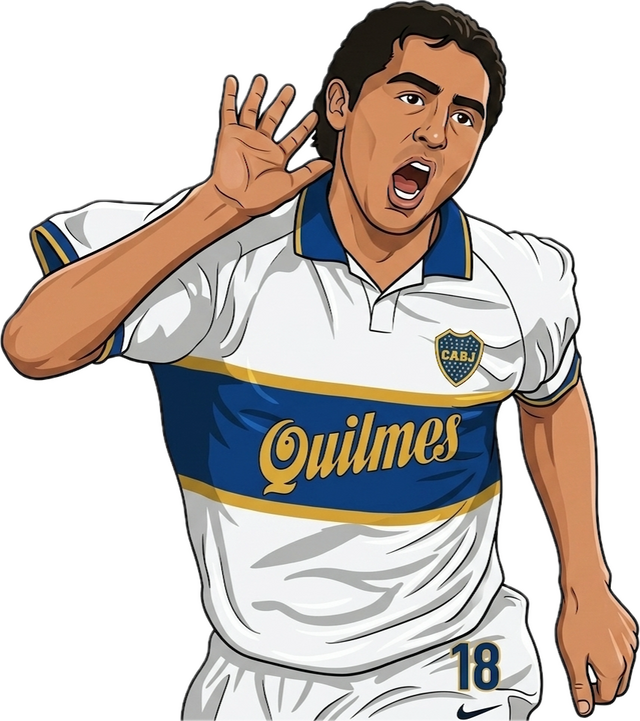 Sticker Juan Román Riquelme 7