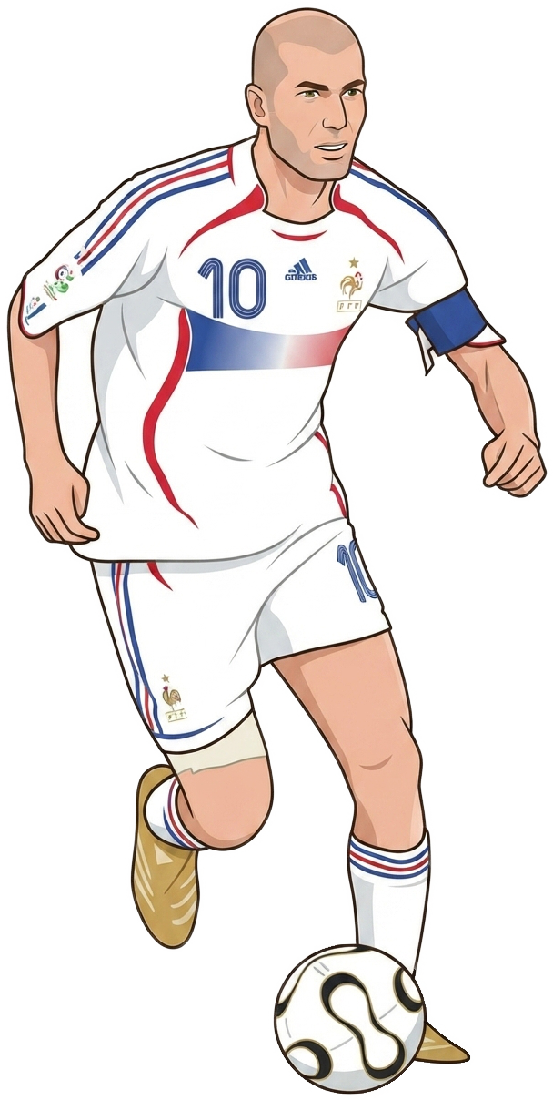 Sticker Zinedine Zidane